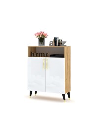 KOMODA LUNA 2D ZŁOTE SCANDI