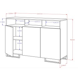 KOMODA LUNA 3D OPEN KWADRO