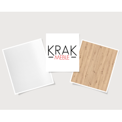 Szafka Kuchenna Stojąca Dolna KIRA Biała Artisan 80cm blat Cichy Domyk