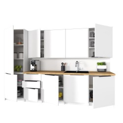 Szafka Kuchenna Wisząca Górna Premium KIRA Biała 50cm tip-on Blum