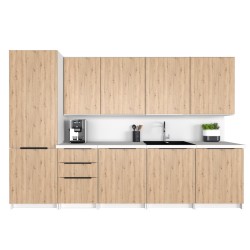 Szafka Kuchenna Wisząca Górna Premium KIRA Biała Artisan 40cm tip-on Blum