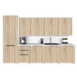 Szafka Kuchenna Wisząca Górna Premium KIRA Biała Sonoma 40cm tip-on Blum