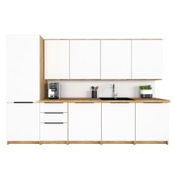 Szafka Kuchenna Wisząca Górna Premium KIRA Craft Biała 50cm tip-on Blum