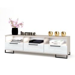 Szafka RTV Hania 3S KWADRO + LED