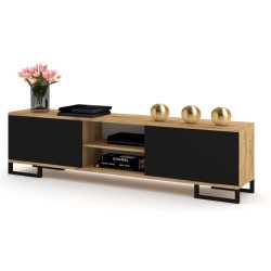 SZAFKA RTV KING KWADRO BLACK